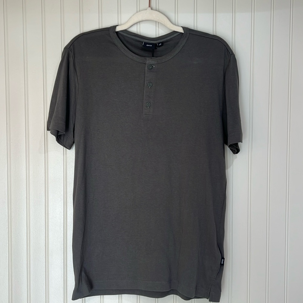 NWT Onia Elliot short sleeve henley Size Small
